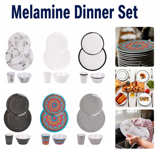 Melamine dinner set 16pc - set,