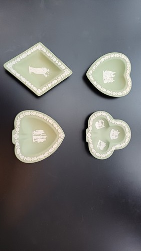 Vintage wedgwood green jasper - vintage,