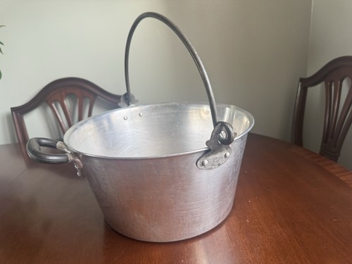 Vintage swan aluminium jam - swan, pan