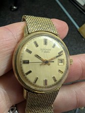 VINTAGE SEKONDA  MECHANICAL WRISWATCH 17 Jewels Gold Finish Working Well 