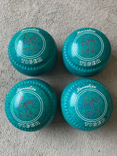 Henselite tiger bowls - size, 4h