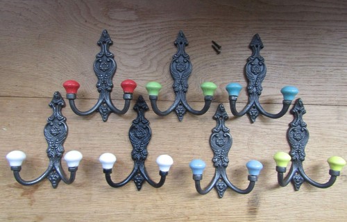 French ceramic hook - ceramic, rustic