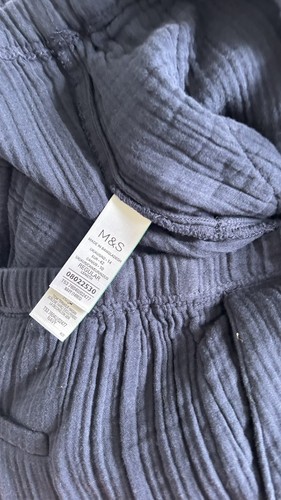 Muslin cloth wide leg - m&s,