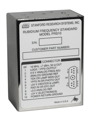 Srs prs10 rubidium standard - rubidium,