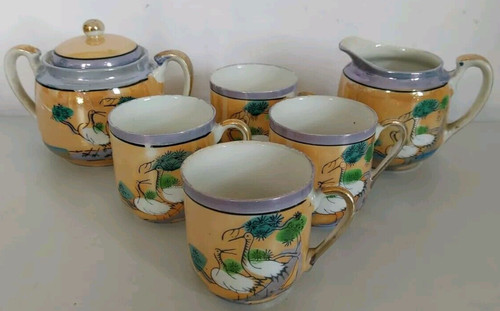 Vintage japanese tea set - vintage,