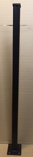 Metal fence post with base - fence,