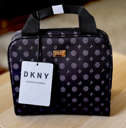 Dkny signature lunch bag - signature, black