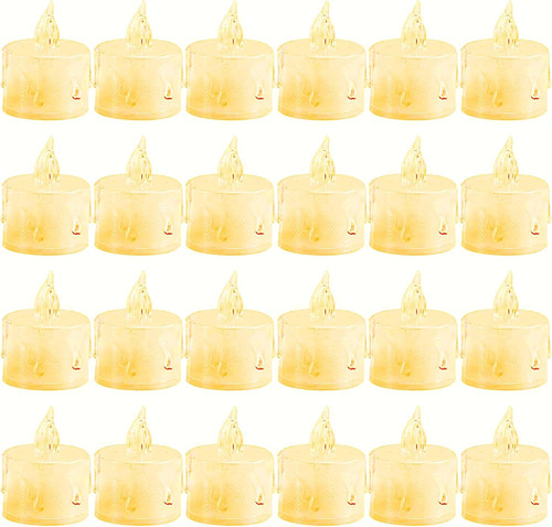 Battery tea lights candles 24 - tea,