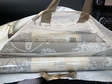 Laura Ashley JOSETTE Wallpaper - STEEL 3 x Rolls - Batch No: W093290-A/I