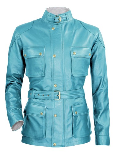 Mens sea blue lambskin - sea,