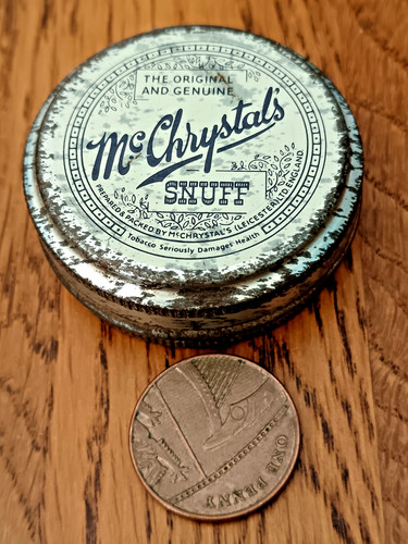 Vintage mcchrystals small - mcchrystals, tin