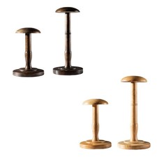 Wooden hat display stand