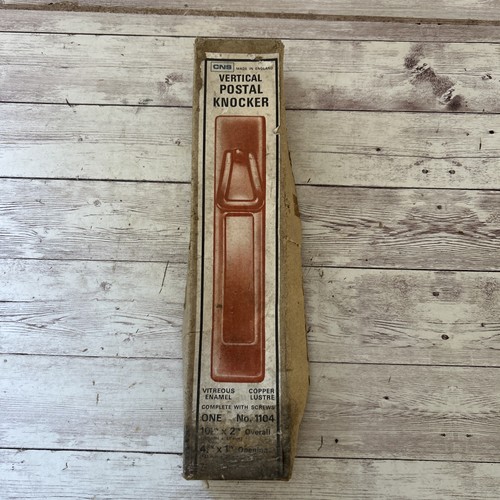 Vintage vitreous enamel letter - enamel,
