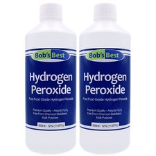 Food Grade Hydrogen Peroxide 12% Solution Unstabilised & Additive Free - 1 Litre