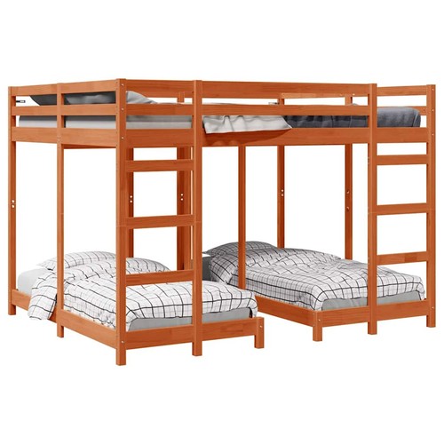 Triple bunk bed - bunk, frame