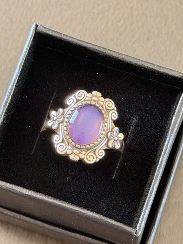 Sterling silver floral ornate - silver,