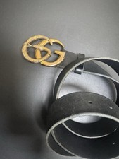 Gucci Belt Black Leather Size