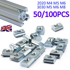 UK T-nut M4 M5 M6 M8 Square