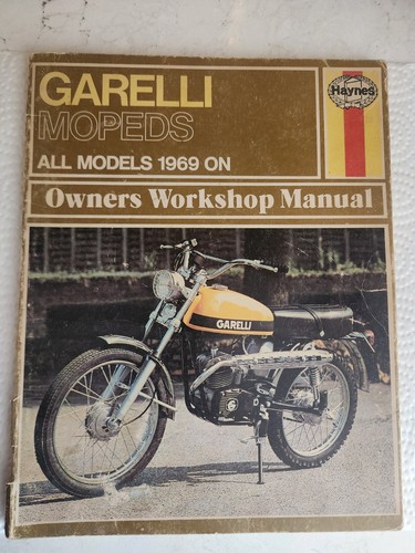 Haynes garelli moped book - garelli,