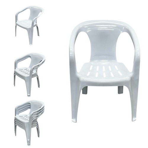 Garden patio chairs white - chairs,,