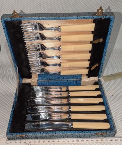 Set vintage chromium plated - set,