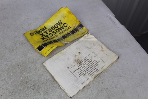 1989 yamaha xt350 oem - yamaha, wc
