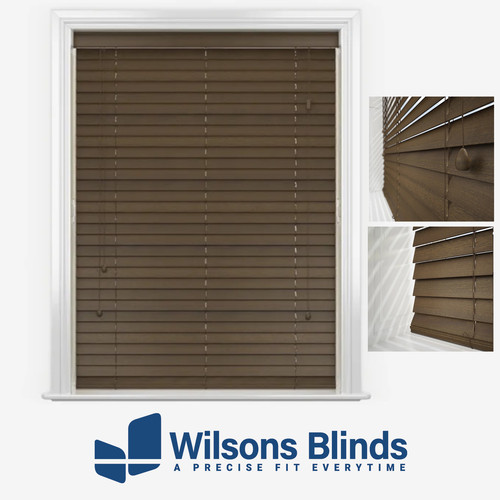 Wooden venetian blind real - blind,