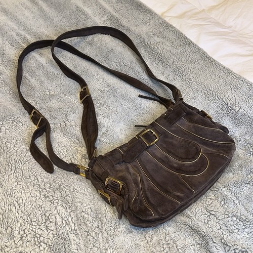 Vintage chloe suede shoulder - vintage,