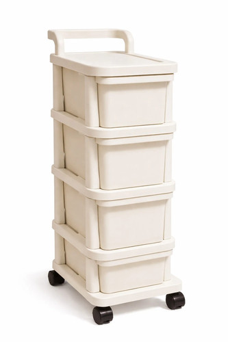 Tier plastic storage - 4-tier,