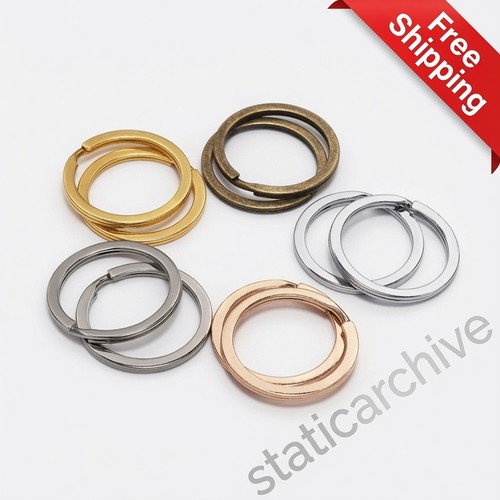 Split rings round - rings, flat