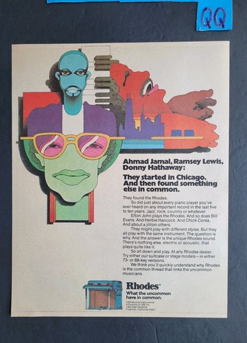 Rhodes keyboards promo print - promo,