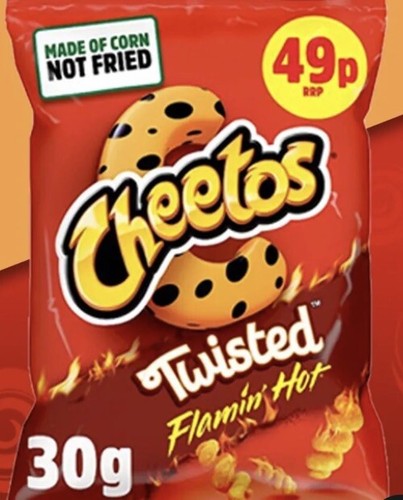 15x cheetos twisted flamin - 15x, flamin'