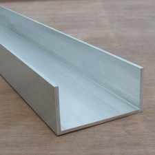 75mm x 50mm Aluminium Channel 3x2 C U Section 63 66 70 mm internal gap alloy ...