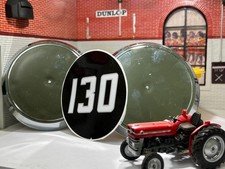 Bonnet Medallion Badge Side Badges (Pair) for Massey Ferguson MF 130 Tractor