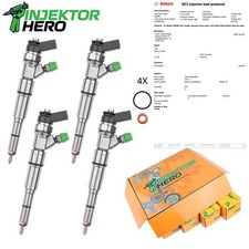 4x 0445110131 Bosch Injector BMW 13537789661 7789670 7788609 0445110080