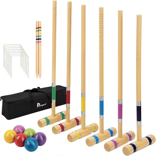 Pointyard six player croquet - player,