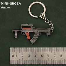 mini TOY GUN OTS-14 GROZA RUSSIAN weapon  keychian metal 7cm