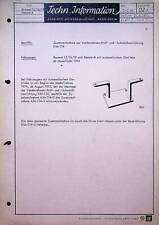 225219) Opel Ascona Manta A-front frame-tech. Info 08/1973