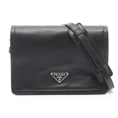 Prada glace calf shoulder bag - prada,