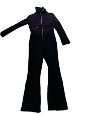 Fusalp Ski Suit Black / Maroon