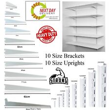 HD Twin Slot Shelving White