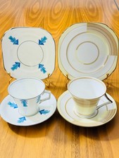 Two Vintage Art Deco Trios –