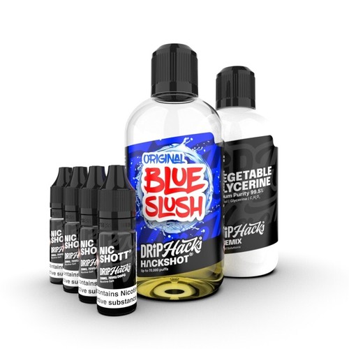 Blue slush liquid - blue, flavour