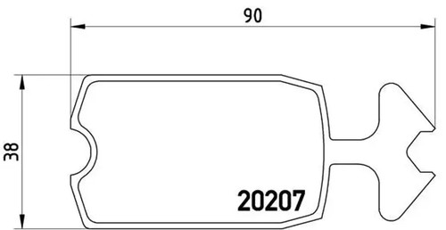 Brake pads 002 brembo - pads,