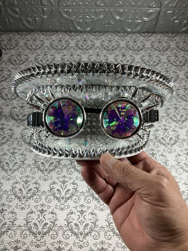 Silver steampunk captain - captain, hat