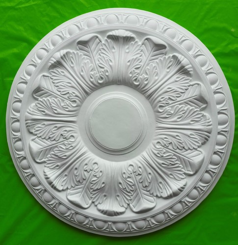 Plaster ceiling rose egg and - plaster,