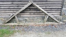 wooden roof trusses - A FRAME 100 YEAR OLD PINE