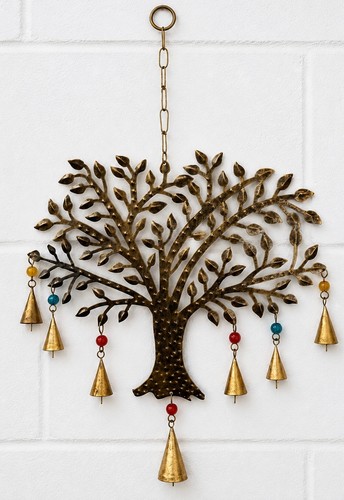 Metal tree life wind chime - metal,