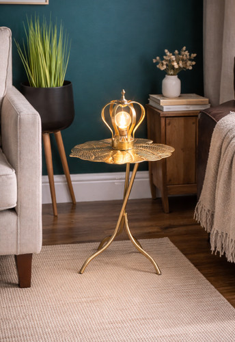 Gold lotus leaf metal - lotus,