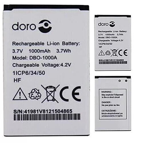 Genuine doro dbo 1000a - genuine, battery